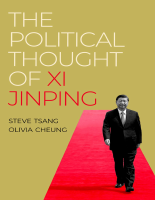 Steve Tsang - Political Thought of Xi Jinping.pdf